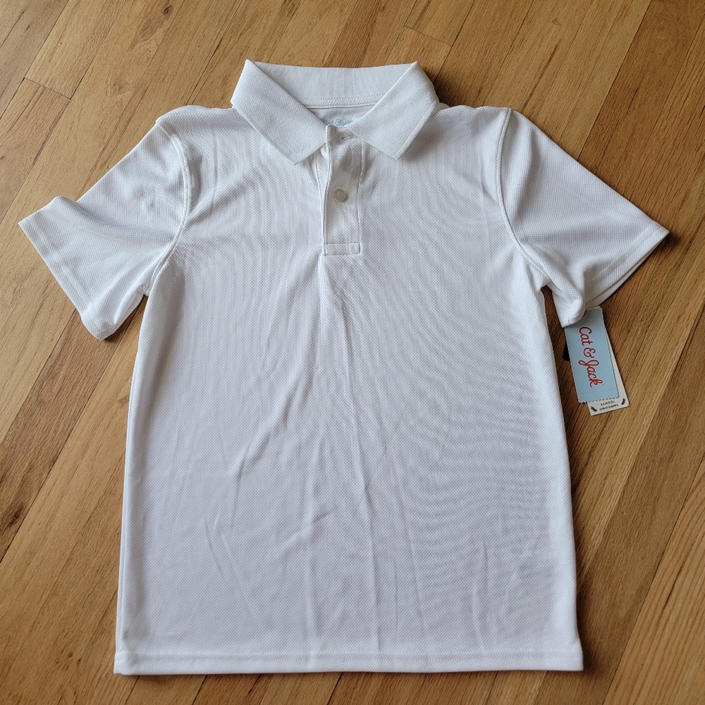 School Uniform White Collared T-shirt | Cat & Jack